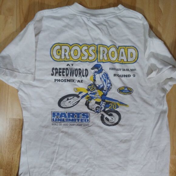 AAA Other - Vintage Cross Road Dirt Bike Race T-Shirt